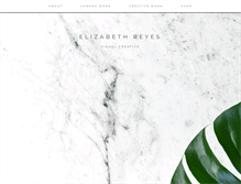 Tablet Screenshot of elizabeth-reyes.com